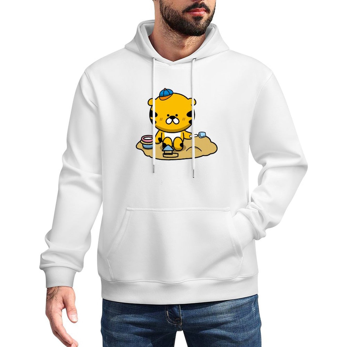 IPBR 250g Hooded Pocket Sweatshirt Front GraphicMen's Hooded  Sweatshirt4000292