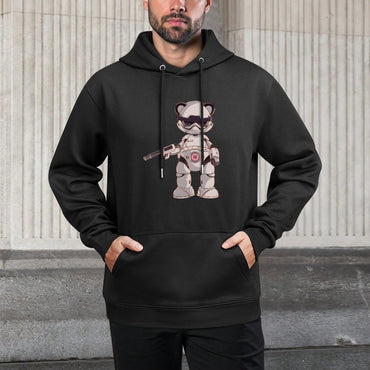 IPIB 250g Hooded Pocket Sweatshirt Front GraphicMen's Hooded  Sweatshirt6000060-2