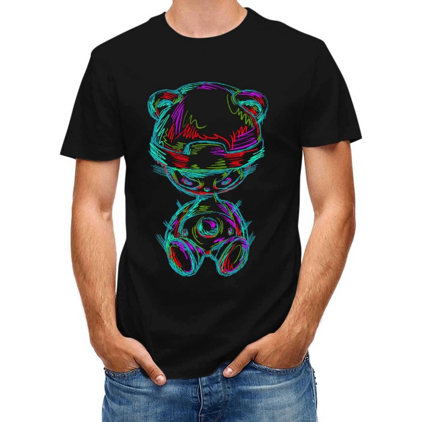 Inlex Bear T-shirtsSoftTouch 100% Cotton T-Shirt
