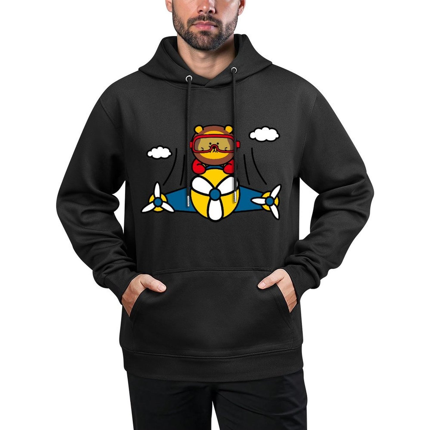 IPBR 250g Hooded Pocket Sweatshirt Front GraphicMen's Hooded  Sweatshirt4003781