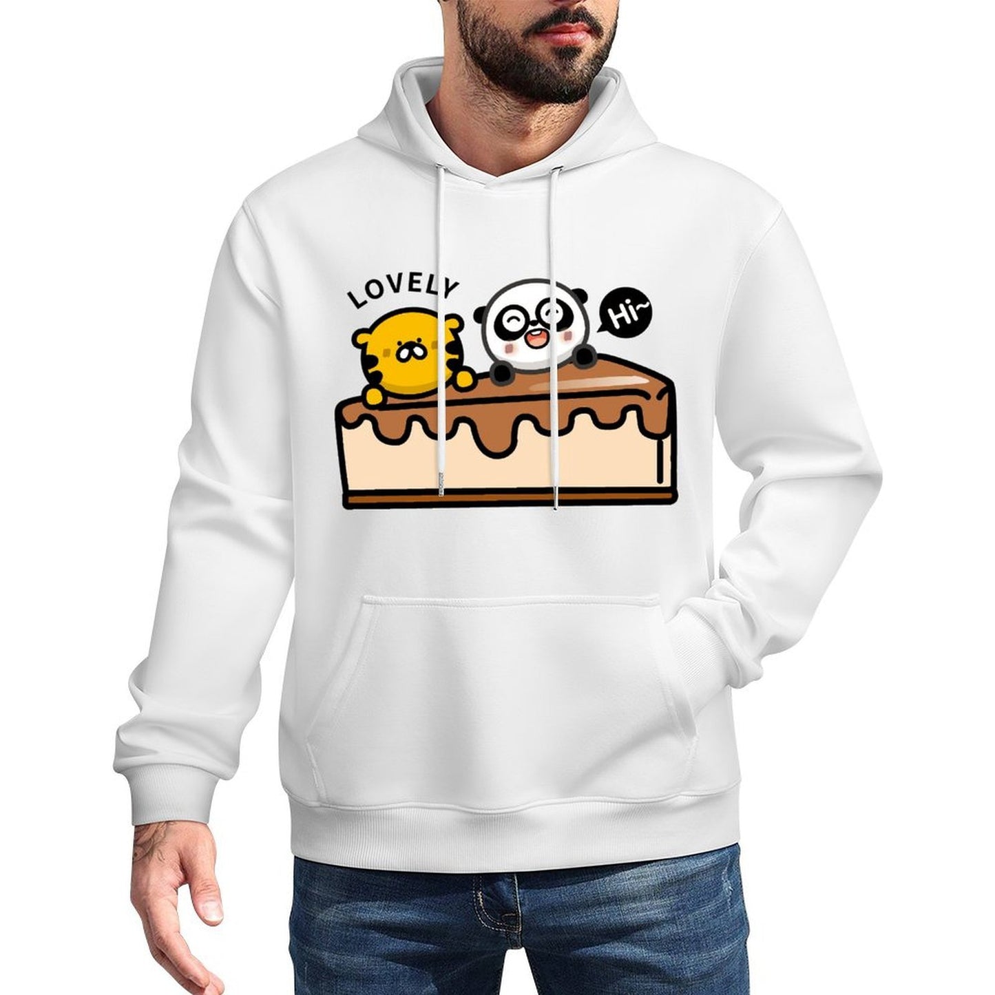 IPBR 250g Hooded Pocket Sweatshirt Front GraphicMen's Hooded  Sweatshirt4001031