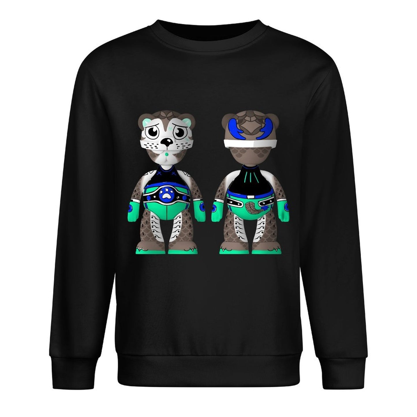 IPIB 250g Crew Neck Long Sleeve Sweatshirt Front GraphicCrew Neck Long Sleeve Sweatshirt6000145-6