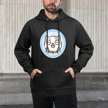 IPBR 250g Hooded Pocket Sweatshirt Front GraphicMen's Hooded  Sweatshirt4000108