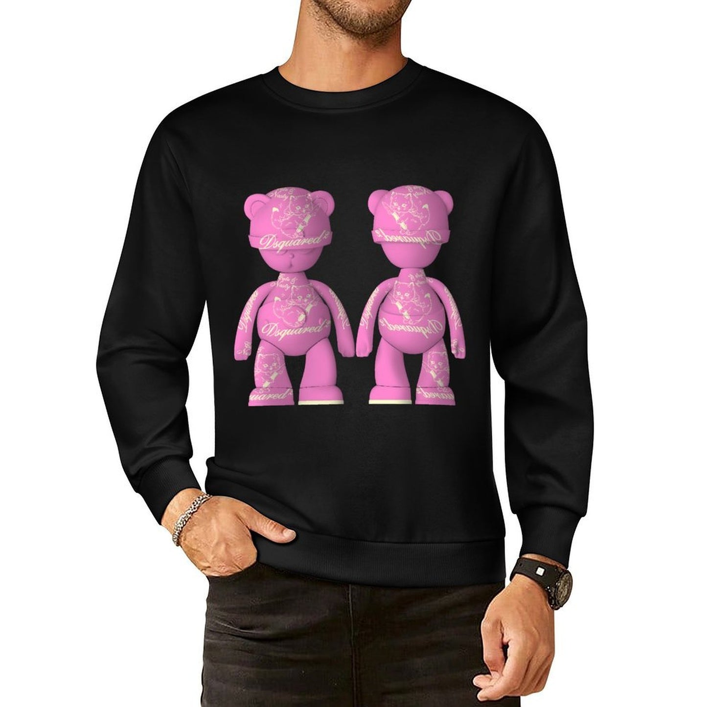IPIB 250g Crew Neck Long Sleeve Sweatshirt Front GraphicCrew Neck Long Sleeve Sweatshirt6000098-3