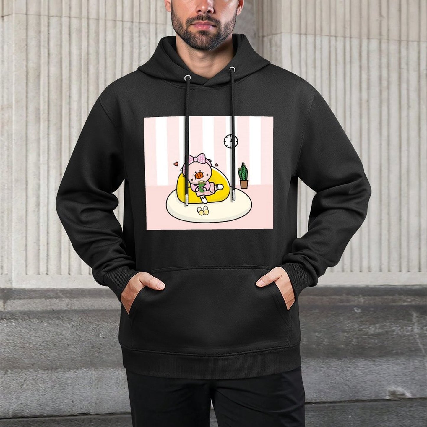 IPBR 250g Hooded Pocket Sweatshirt Front GraphicMen's Hooded  Sweatshirt4001466