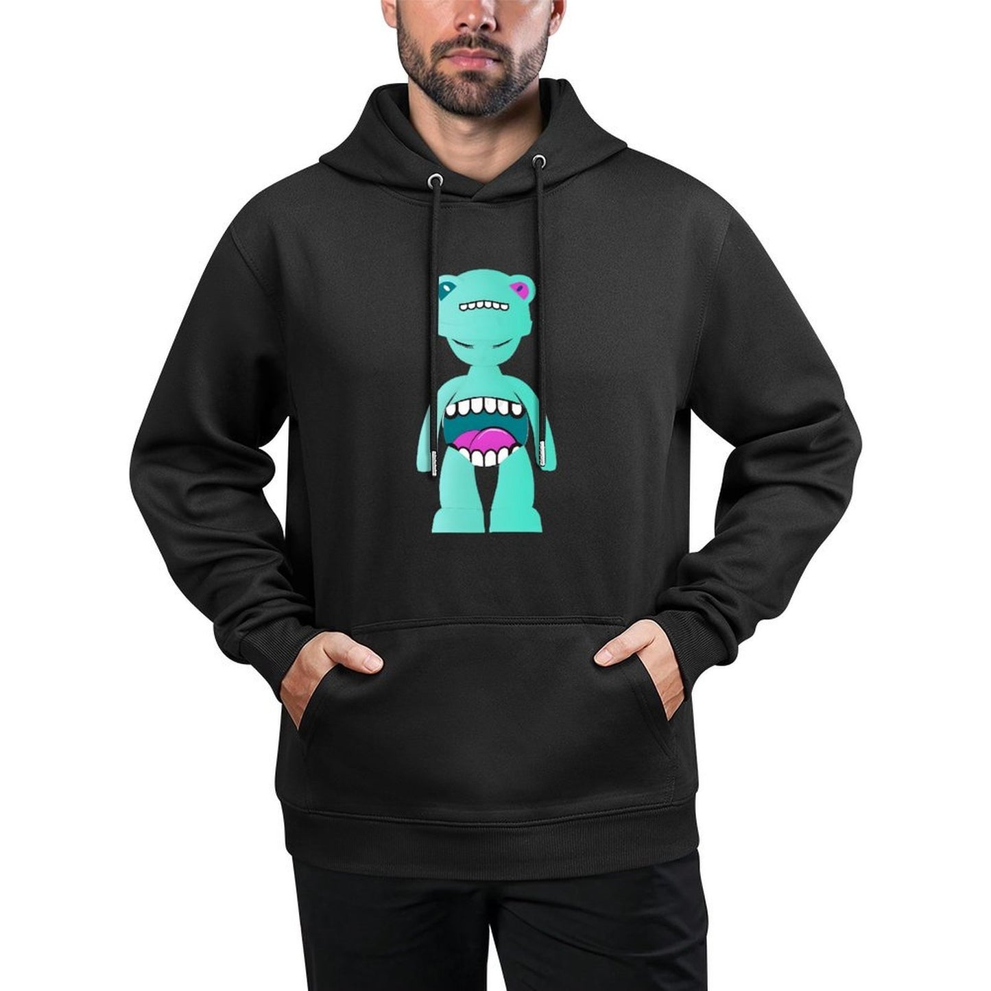 IPIB 250g Hooded Pocket Sweatshirt Front GraphicMen's Hooded  Sweatshirt6000141-5