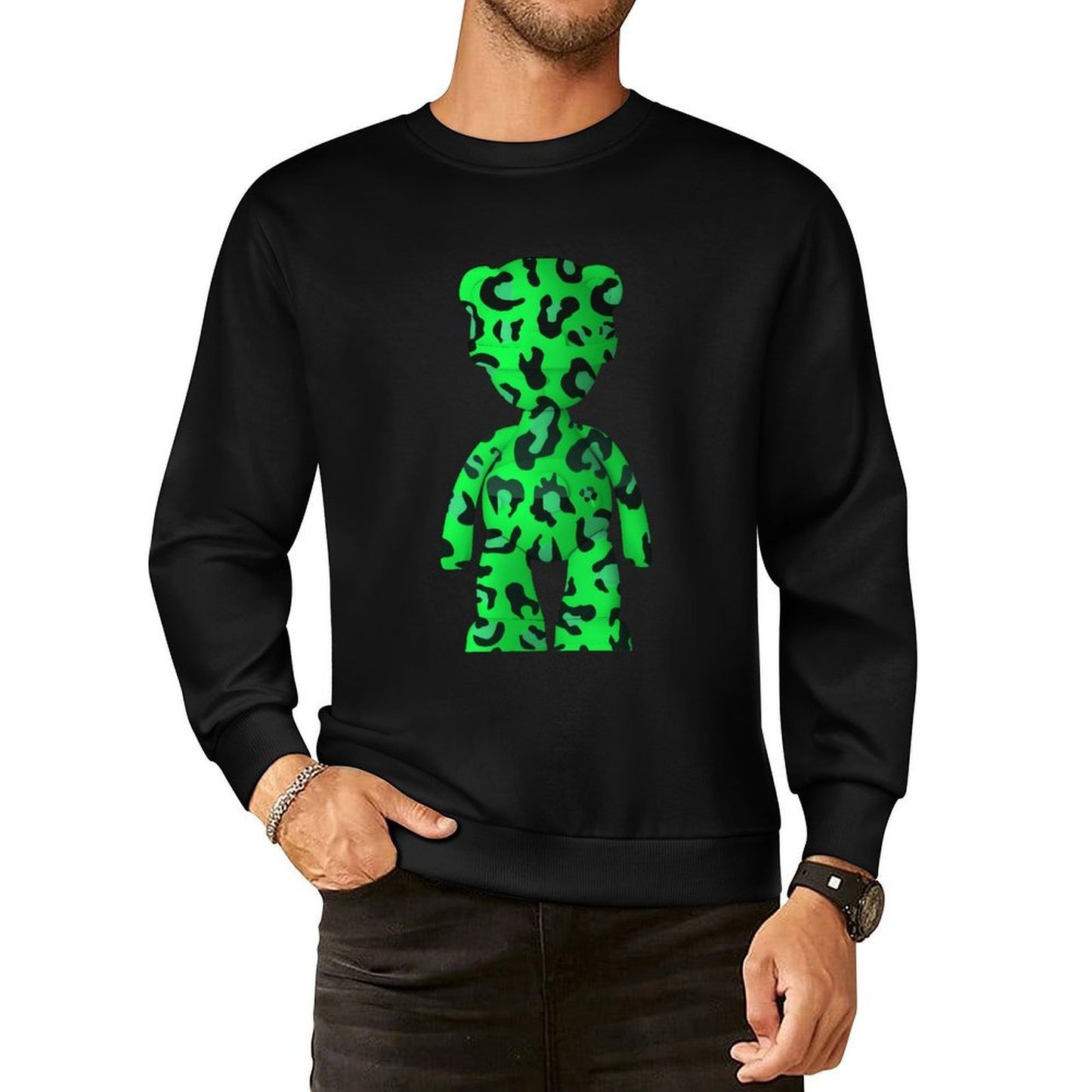 IPIB 250g Crew Neck Long Sleeve Sweatshirt Front GraphicCrew Neck Long Sleeve Sweatshirt6000126-1