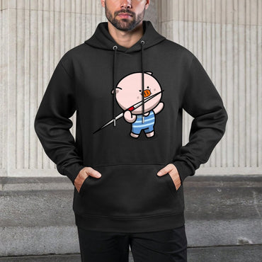 IPBR 250g Hooded Pocket Sweatshirt Front GraphicMen's Hooded  Sweatshirt4000280