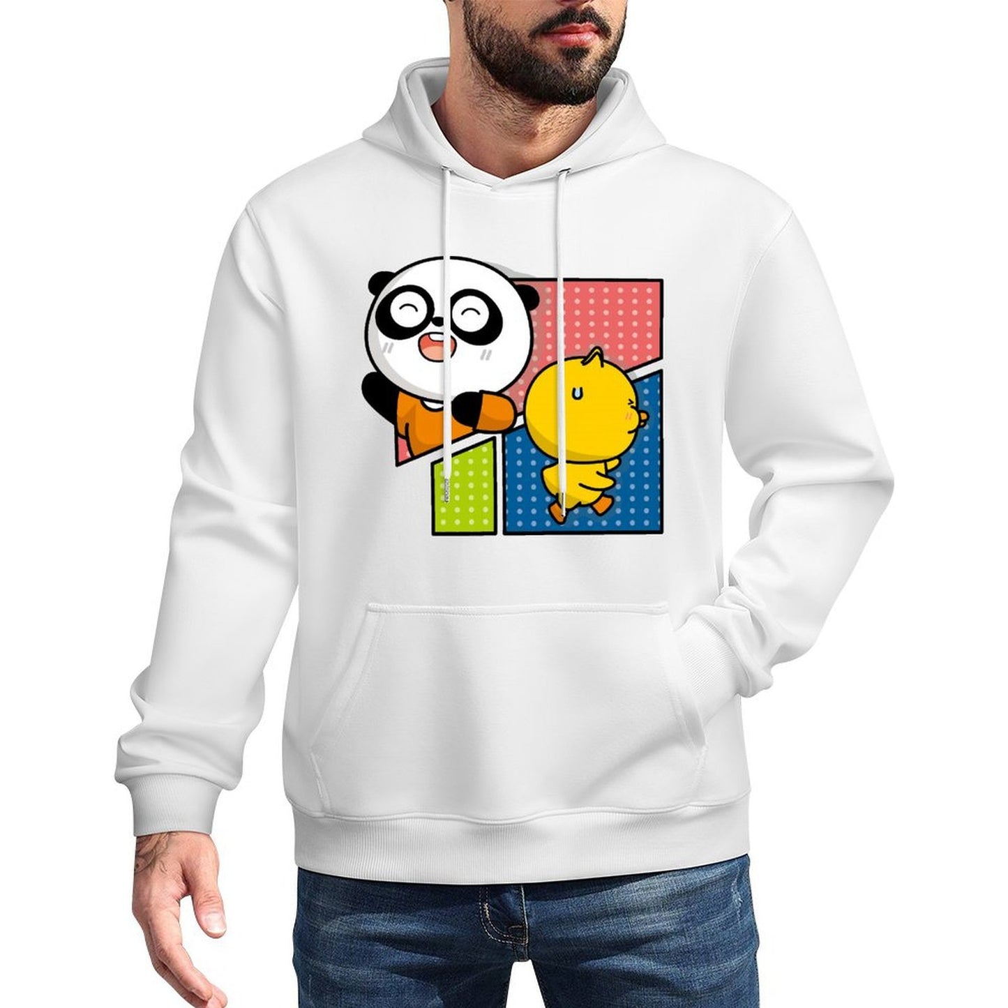 IPBR 250g Hooded Pocket Sweatshirt Front GraphicMen's Hooded  Sweatshirt4001328
