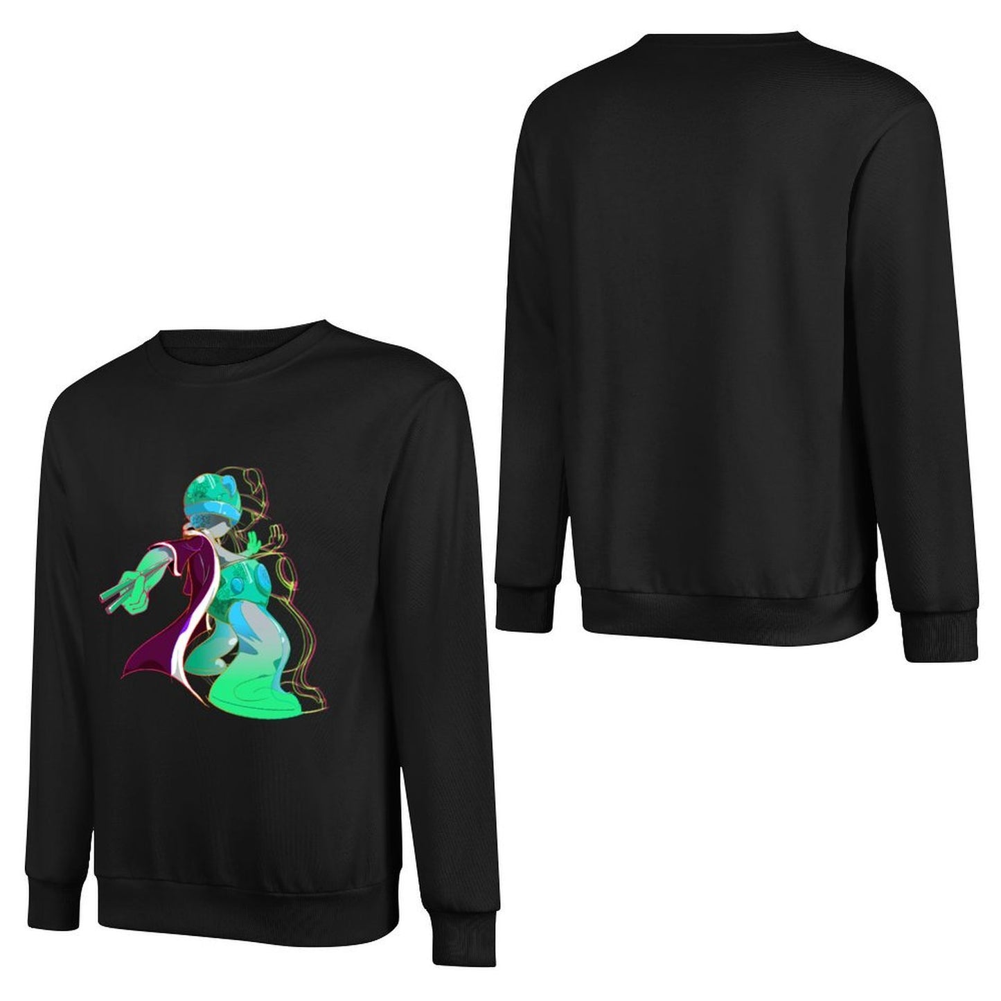IPIB 250g Crew Neck Long Sleeve Sweatshirt Front GraphicCrew Neck Long Sleeve Sweatshirt6000009-6