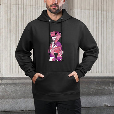 IPIB 250g Hooded Pocket Sweatshirt Front GraphicMen's Hooded  Sweatshirt6000046-3