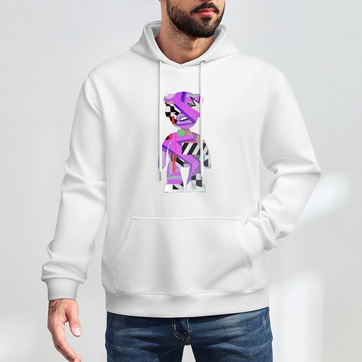 Hoodie Front PatternMinimalist Soft