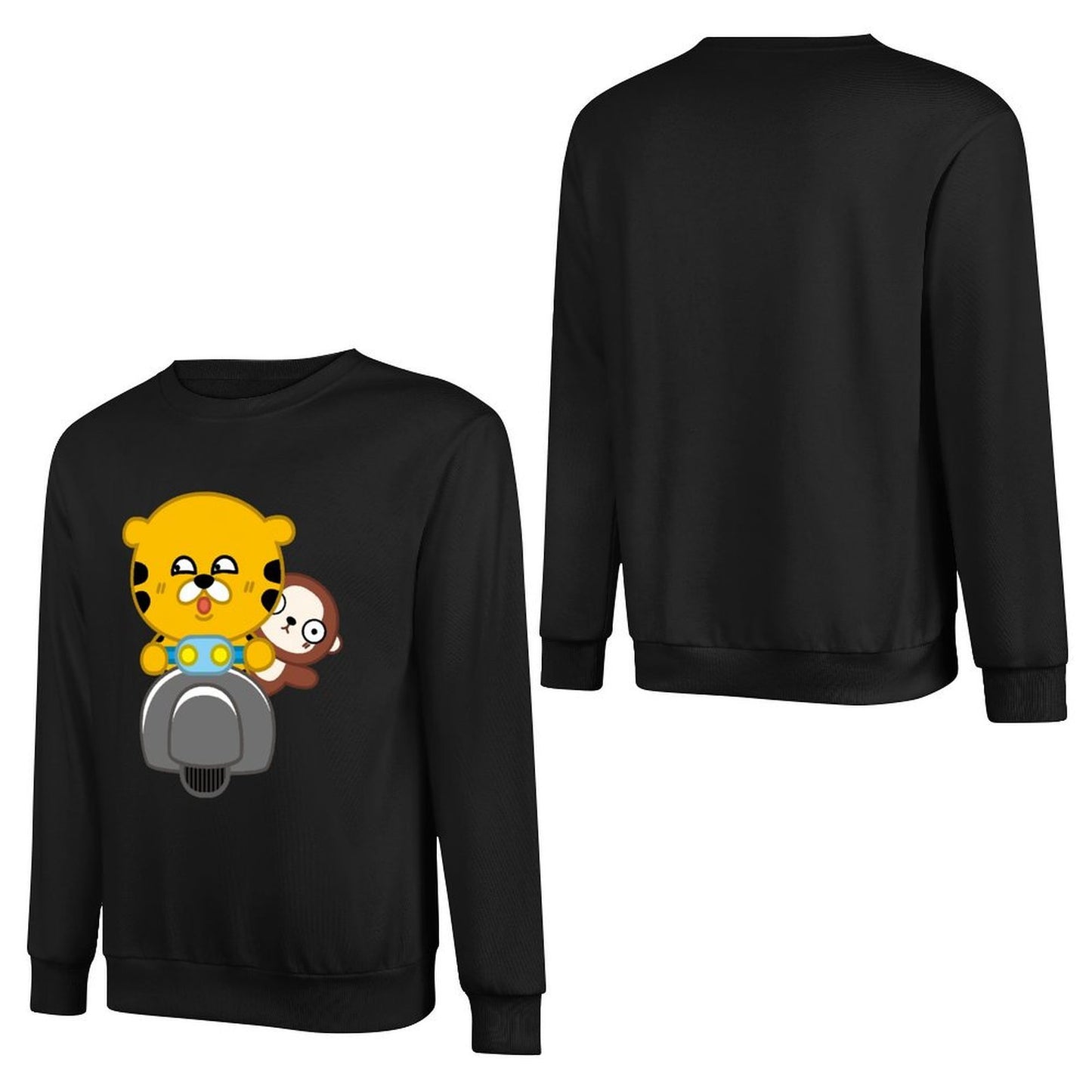 IPBR 250g Crew Neck Long Sleeve Sweatshirt Front GraphicCrew Neck Long Sleeve Sweatshirt4000731