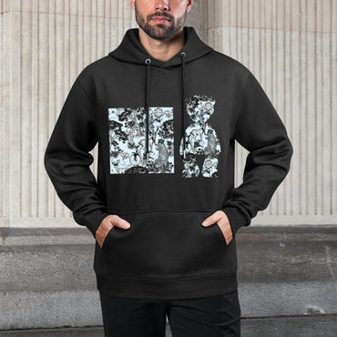 IPIB 250g Hooded Pocket Sweatshirt Front GraphicMen's Hooded  Sweatshirt6000100-1