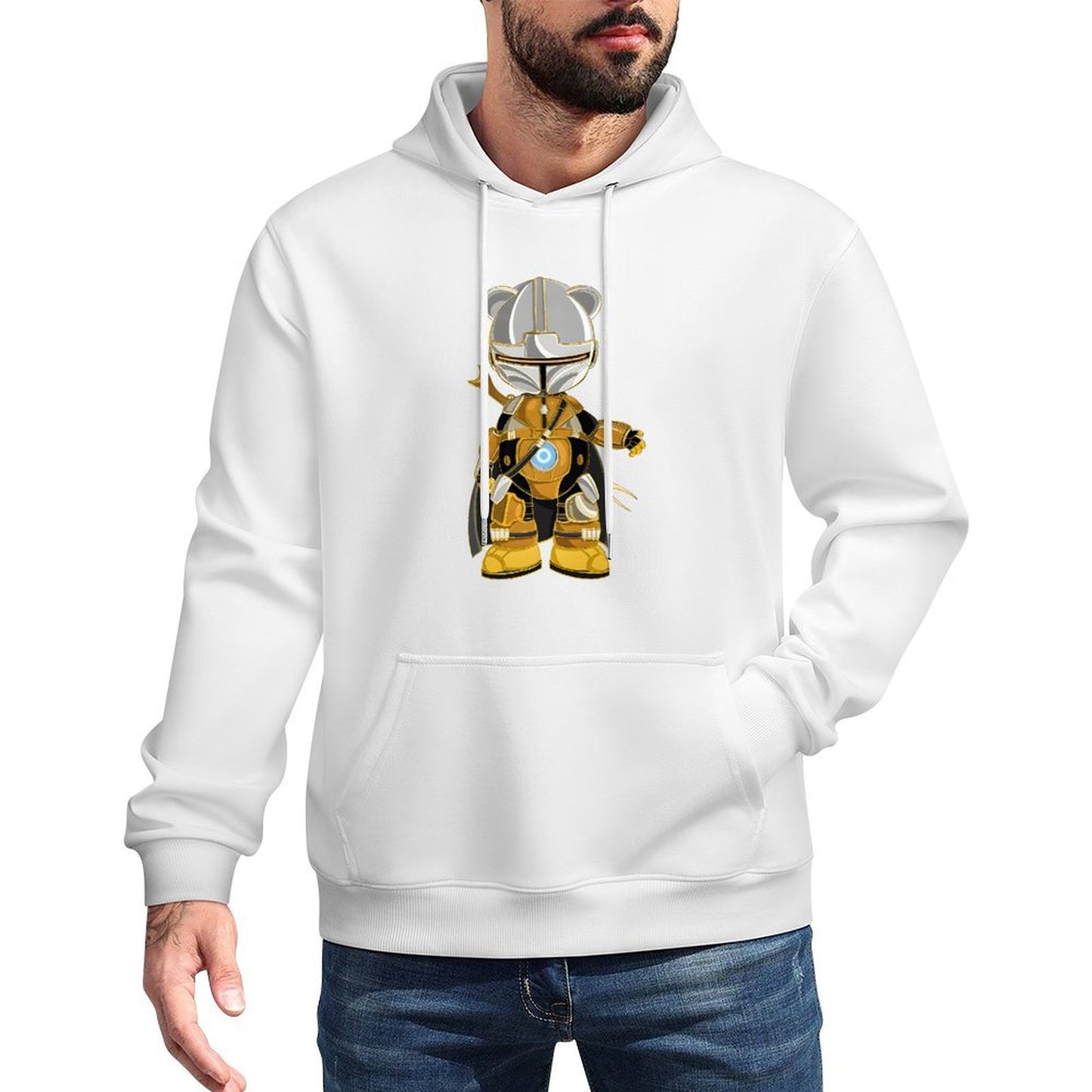 IPIB 250g Hooded Pocket Sweatshirt Front GraphicMen's Hooded  Sweatshirt6000065-1