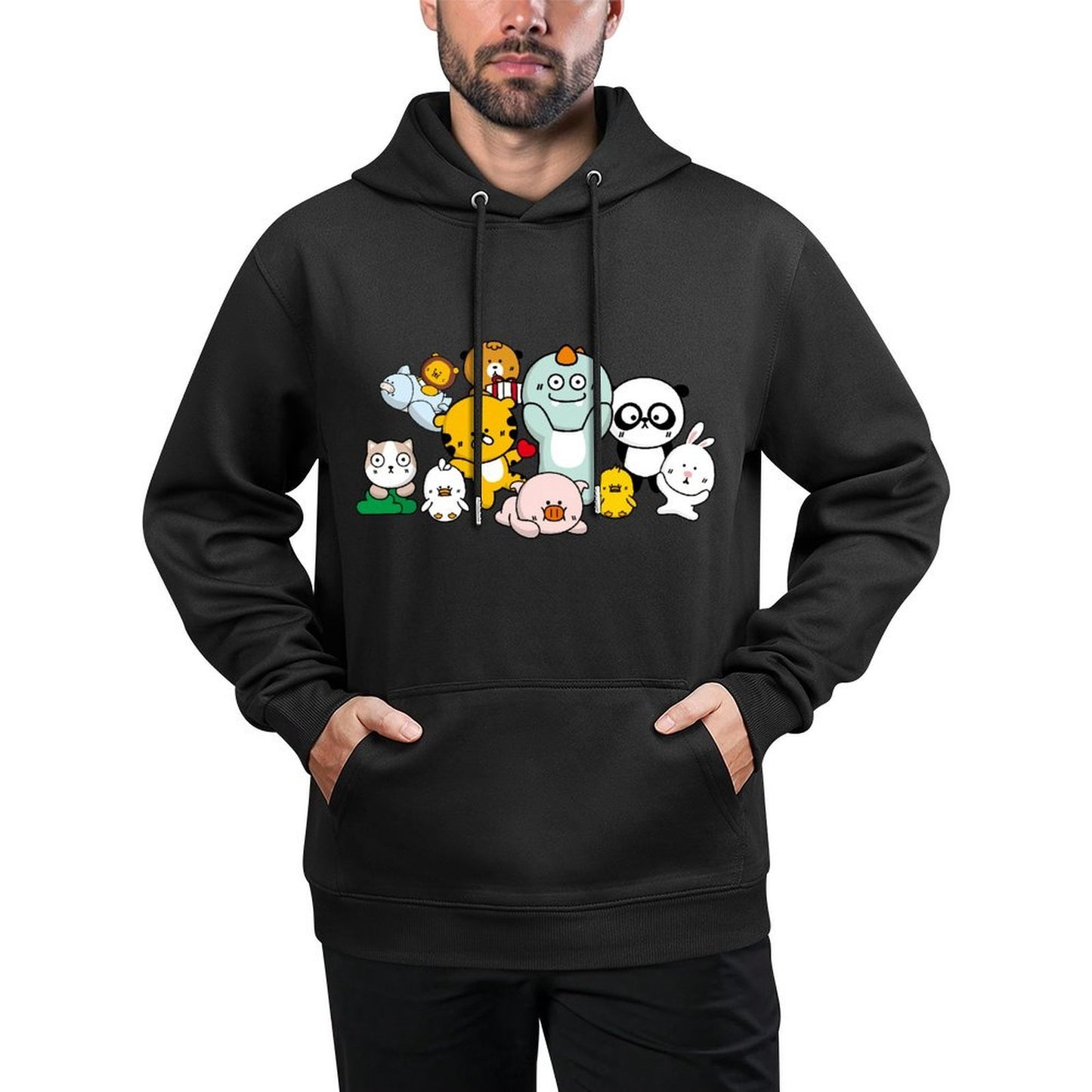 IPBR 250g Hooded Pocket Sweatshirt Front GraphicMen's Hooded  Sweatshirt4000365