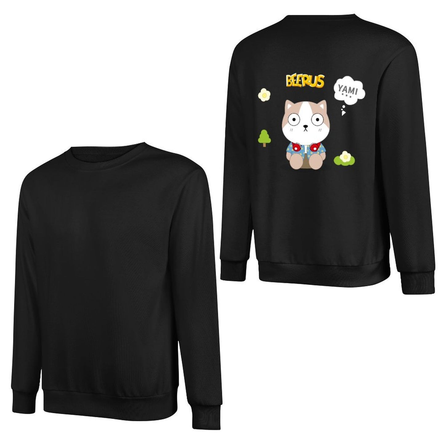 Crew Neck Long Sleeve Sweatshirt 4000625