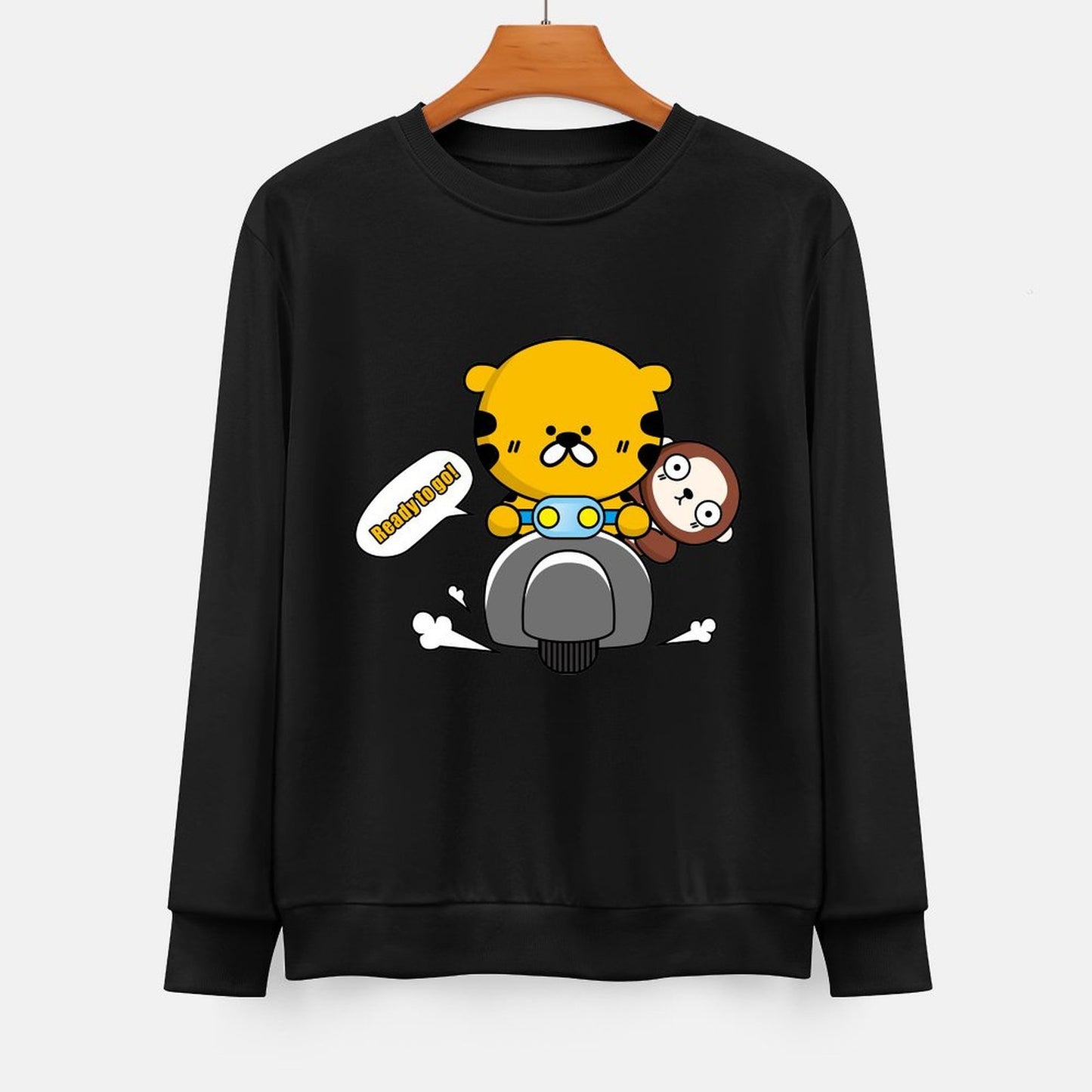 IPBR 250g Crew Neck Long Sleeve Sweatshirt Front GraphicCrew Neck Long Sleeve Sweatshirt4000717
