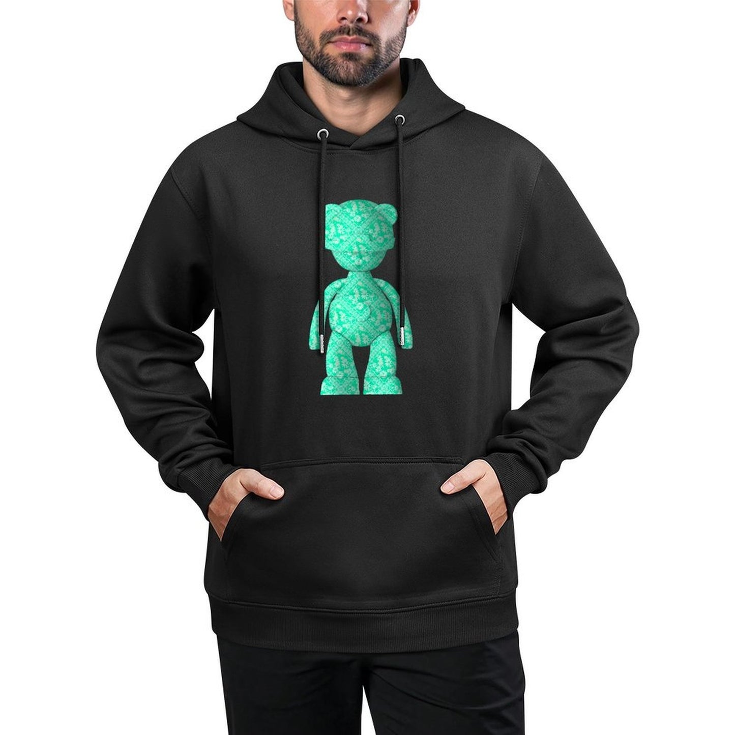IPIB 250g Hooded Pocket Sweatshirt Front GraphicMen's Hooded  Sweatshirt6000117-6