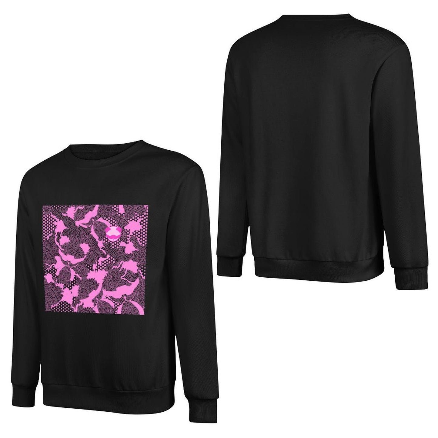 Long Sleeve With Front PatternPocket Tee Durable