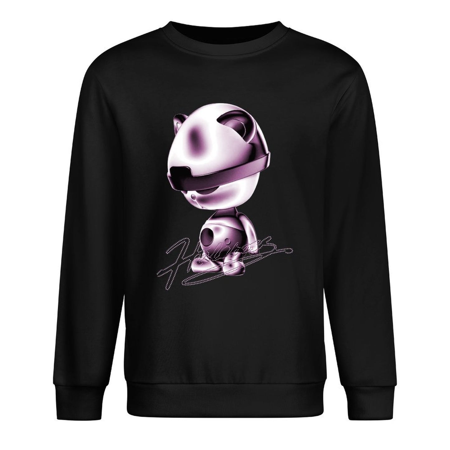 Long Sleeve With Front PatternEasy-Care Batch-Printed