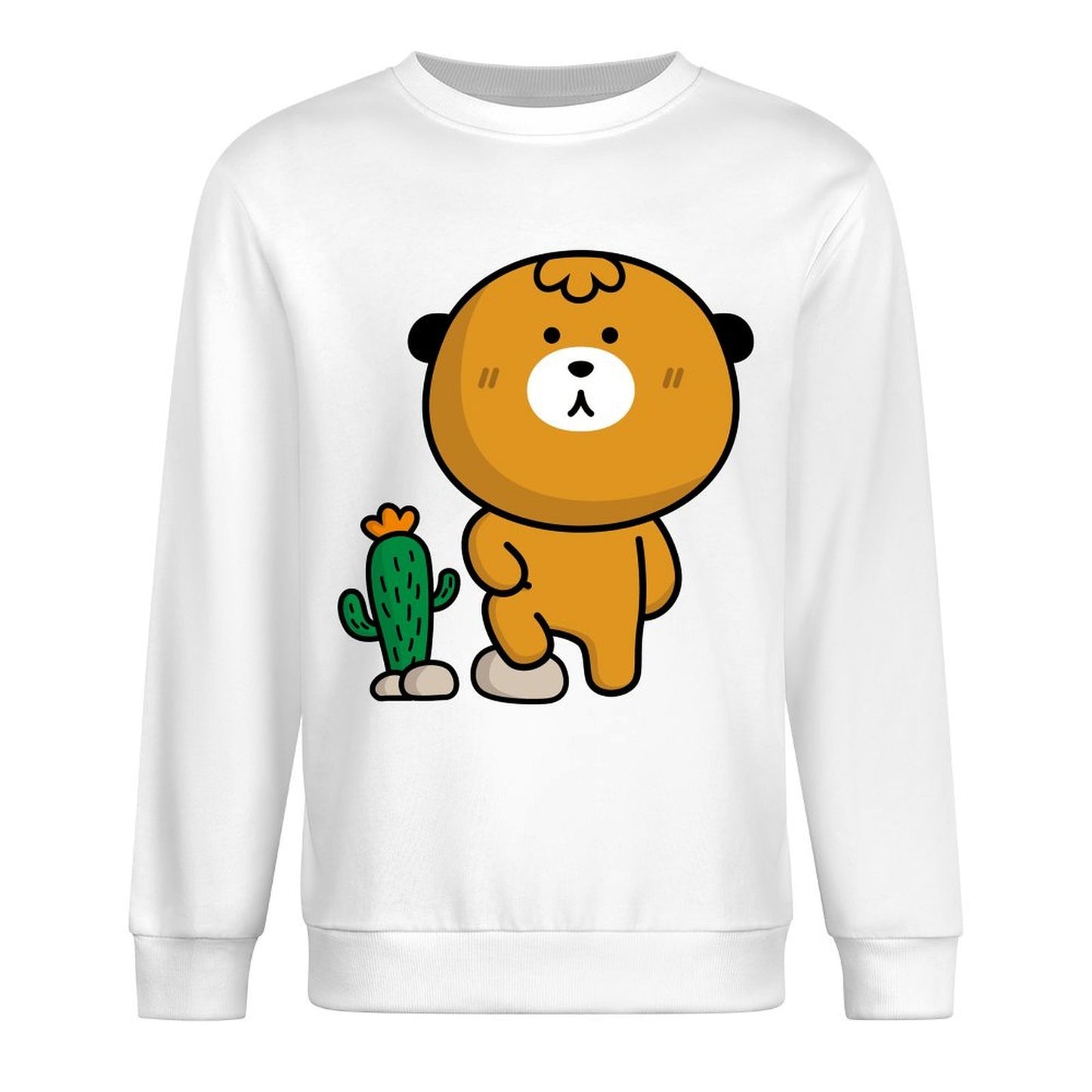 Front Patterned Long Sleeve TopStudio SmoothWear