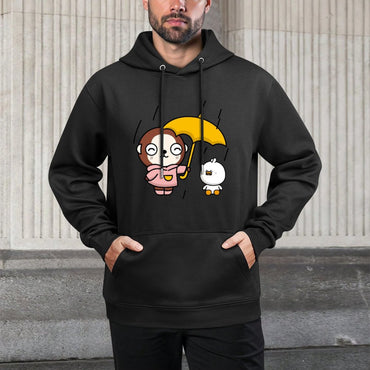 IPBR 250g Hooded Pocket Sweatshirt Front GraphicMen's Hooded  Sweatshirt4000230