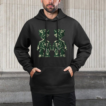 IPIB 250g Hooded Pocket Sweatshirt Front GraphicMen's Hooded  Sweatshirt6000083-4