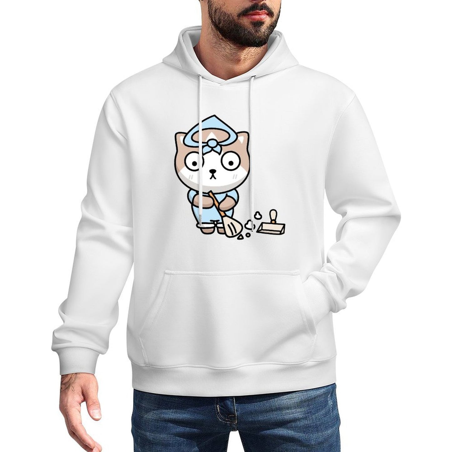 IPBR 250g Hooded Pocket Sweatshirt Front GraphicMen's Hooded  Sweatshirt4000118