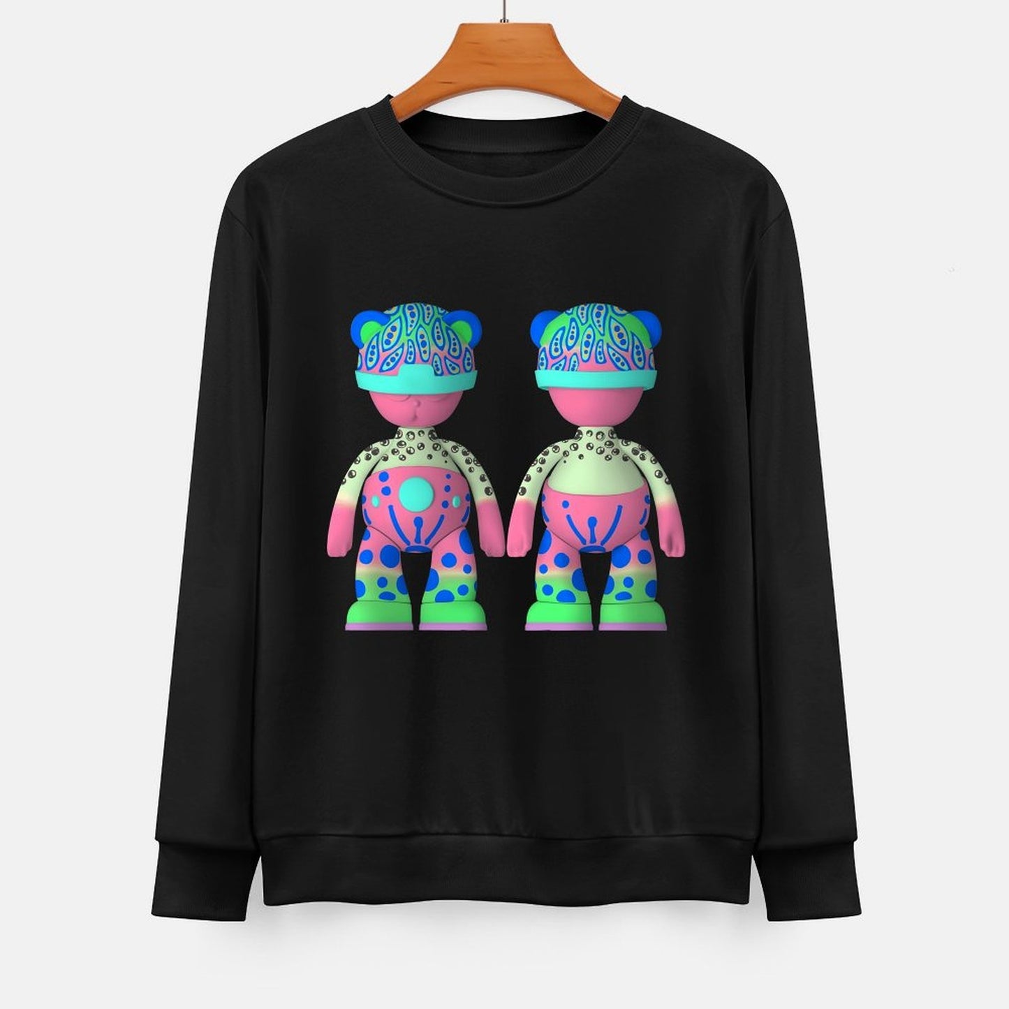 IPIB 250g Crew Neck Long Sleeve Sweatshirt Front GraphicCrew Neck Long Sleeve Sweatshirt6000079-1