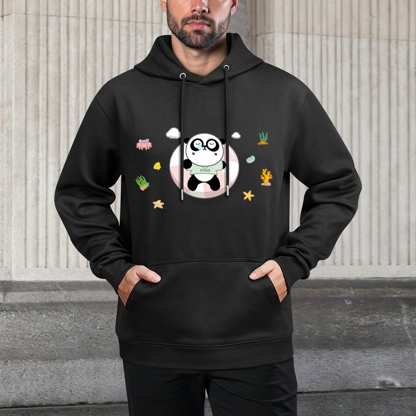 IPBR 250g Hooded Pocket Sweatshirt Front GraphicMen's Hooded  Sweatshirt4003698