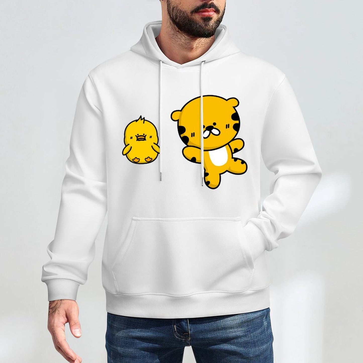 Urban Fitted Front Graphic Hoodies