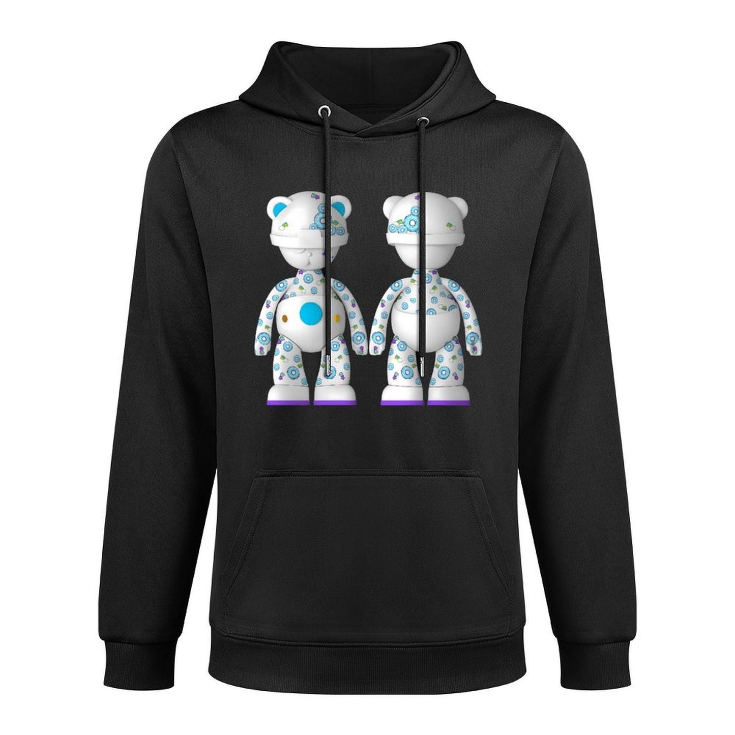 IPIB 250g Hooded Pocket Sweatshirt Front GraphicMen's Hooded  Sweatshirt6000097-2