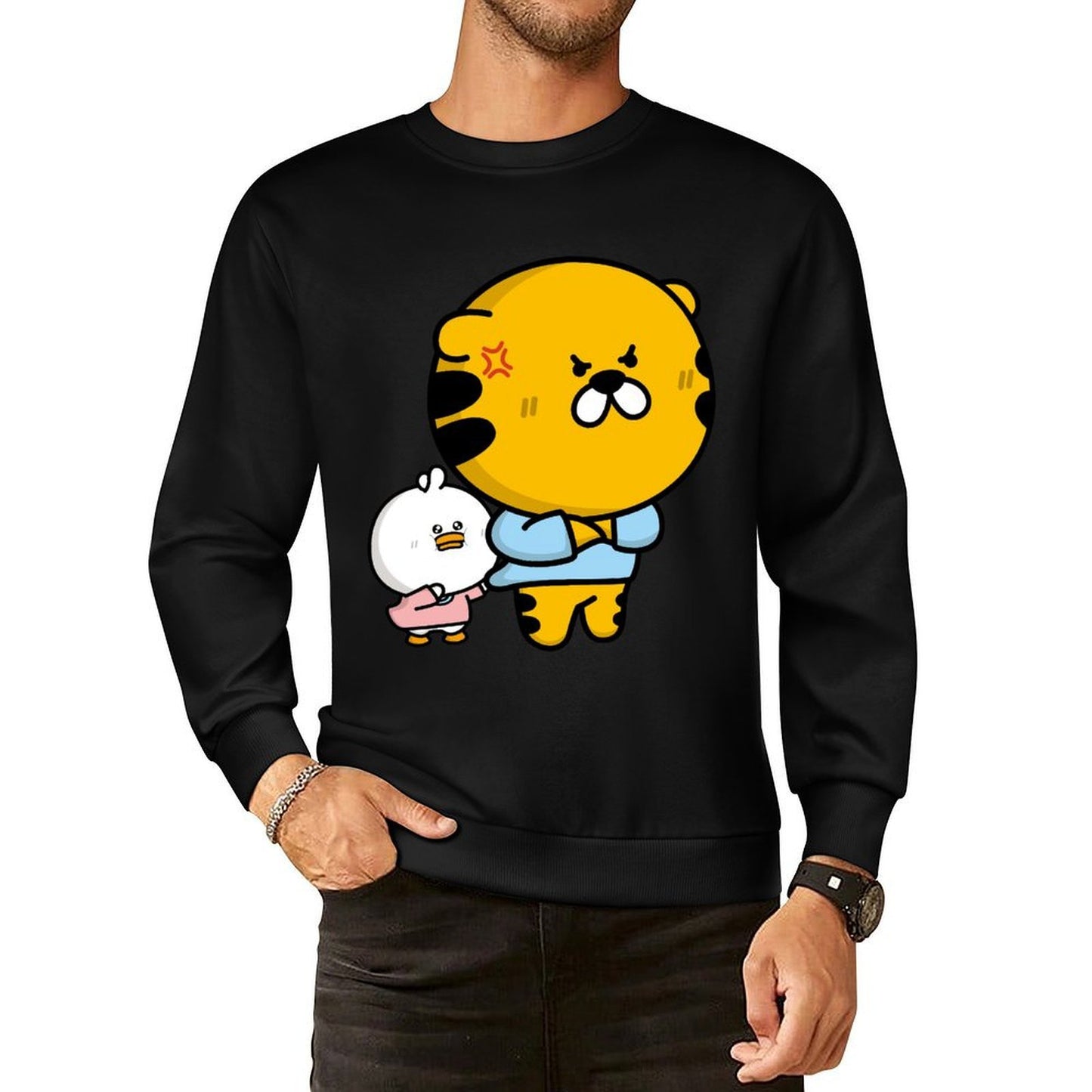 IPBR 250g Crew Neck Long Sleeve Sweatshirt Front GraphicCrew Neck Long Sleeve Sweatshirt4001311