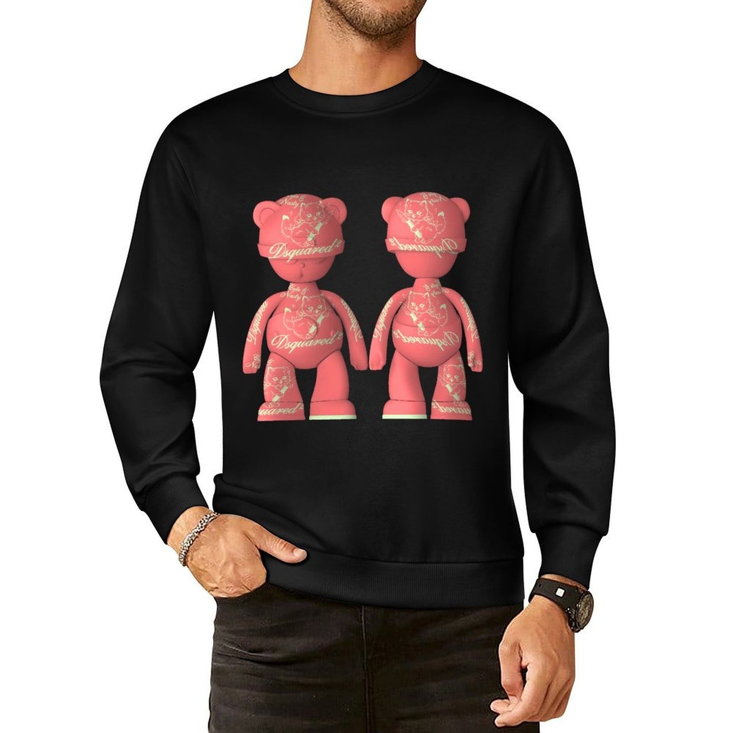 IPIB 250g Crew Neck Long Sleeve Sweatshirt Front GraphicCrew Neck Long Sleeve Sweatshirt6000098-2