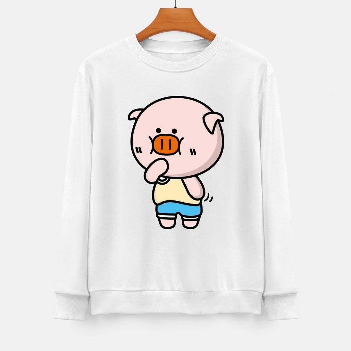 Front Patterned Long Sleeve TopNeat Regular