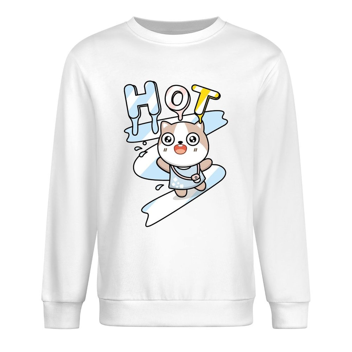 IPBR 250g Crew Neck Long Sleeve Sweatshirt Front GraphicCrew Neck Long Sleeve Sweatshirt4001005