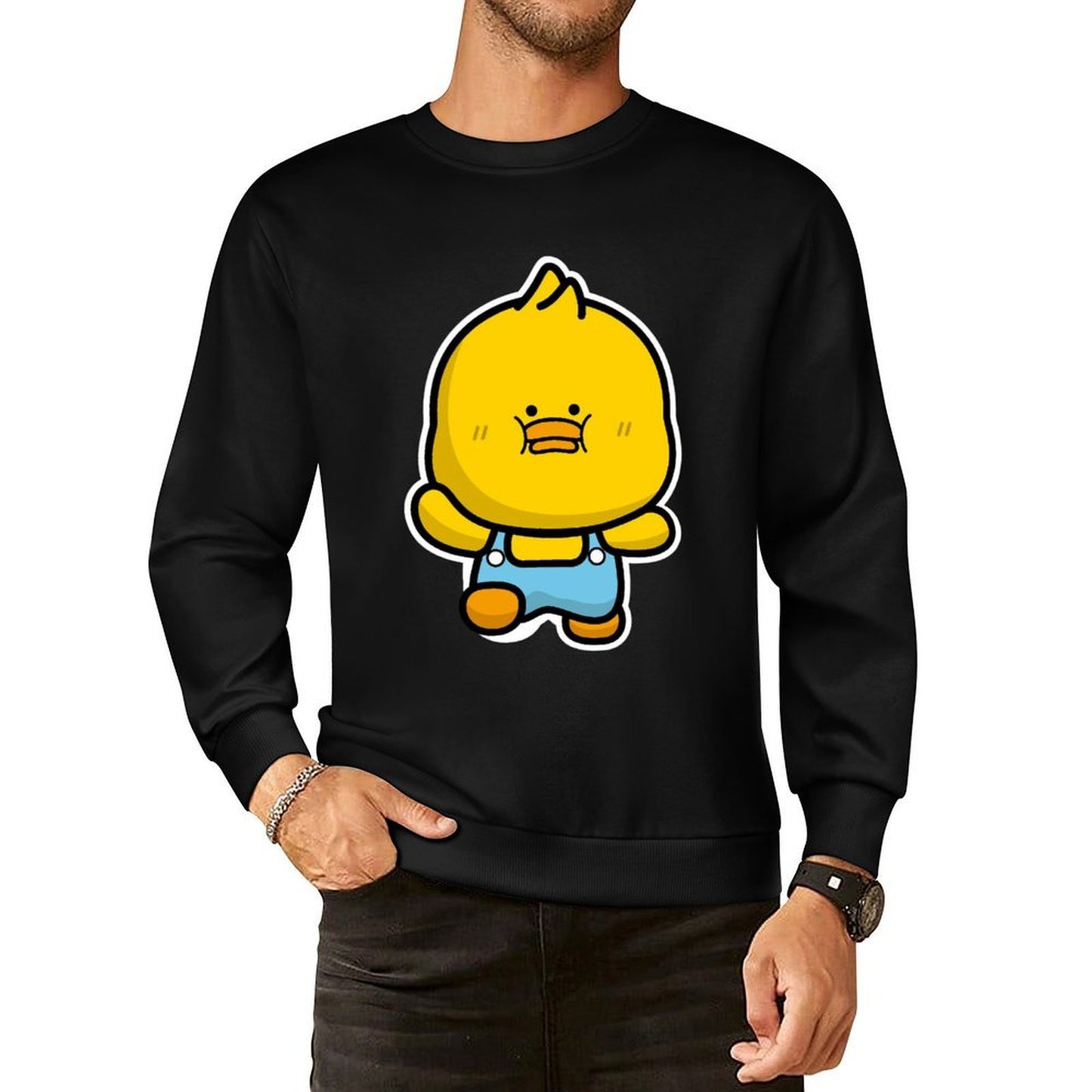 IPBR 250g Crew Neck Long Sleeve Sweatshirt Front GraphicCrew Neck Long Sleeve Sweatshirt4001110
