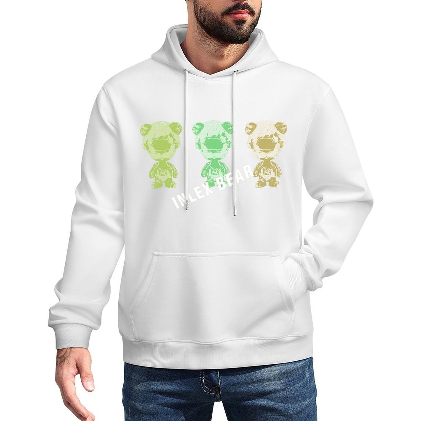 IPIB 250g Hooded Pocket Sweatshirt Front GraphicMen's Hooded  Sweatshirt6000050-3