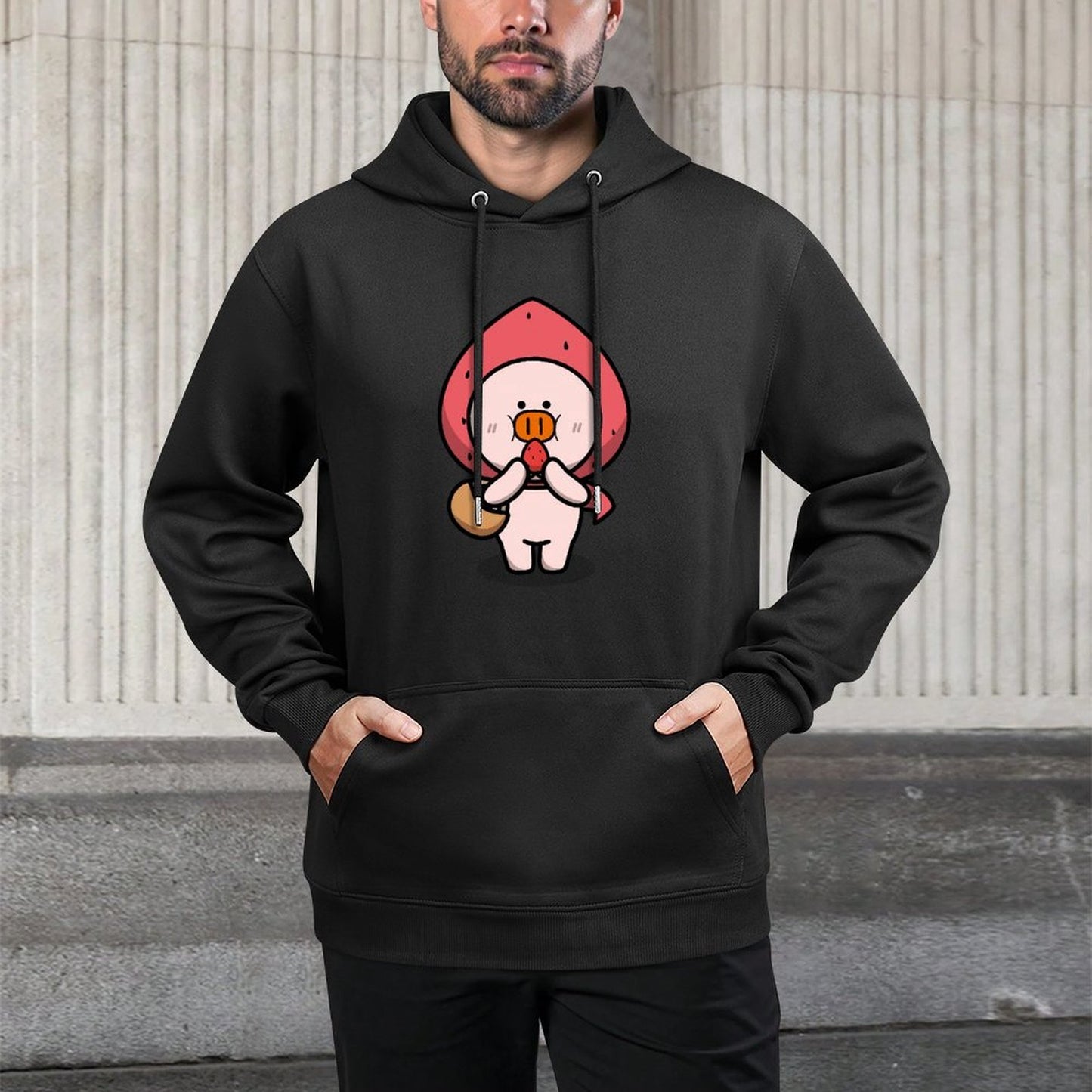 IPBR 250g Hooded Pocket Sweatshirt Front GraphicMen's Hooded  Sweatshirt4000275