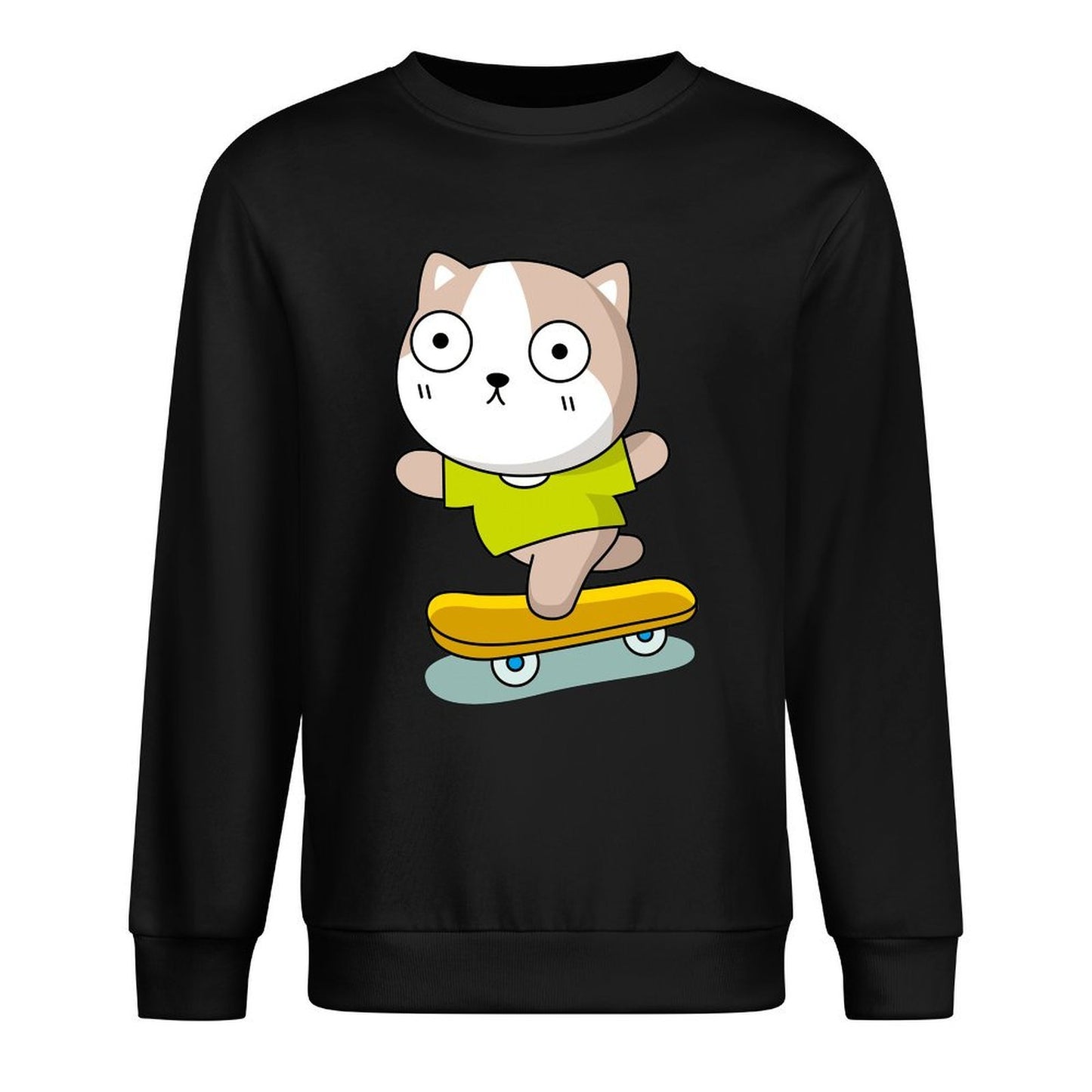 Front Patterned Long Sleeve TopStreetFit ComfortFit