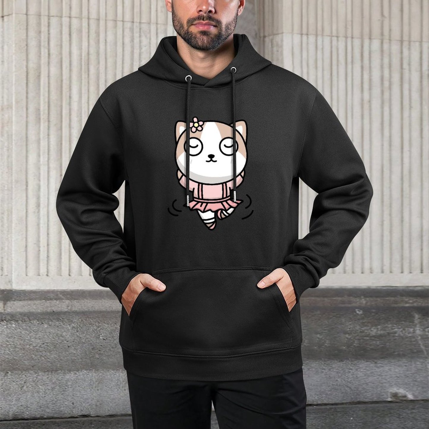 IPBR 250g Hooded Pocket Sweatshirt Front GraphicMen's Hooded  Sweatshirt4000110