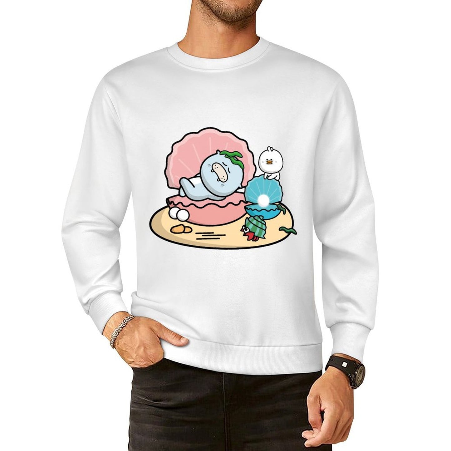 Front Patterned Long Sleeve TopPerformance Soft