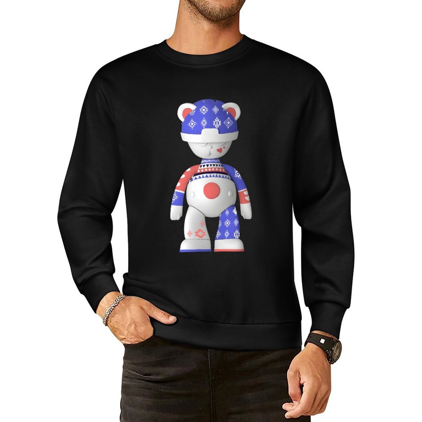IPIB 250g Crew Neck Long Sleeve Sweatshirt Front GraphicCrew Neck Long Sleeve Sweatshirt6000106-7