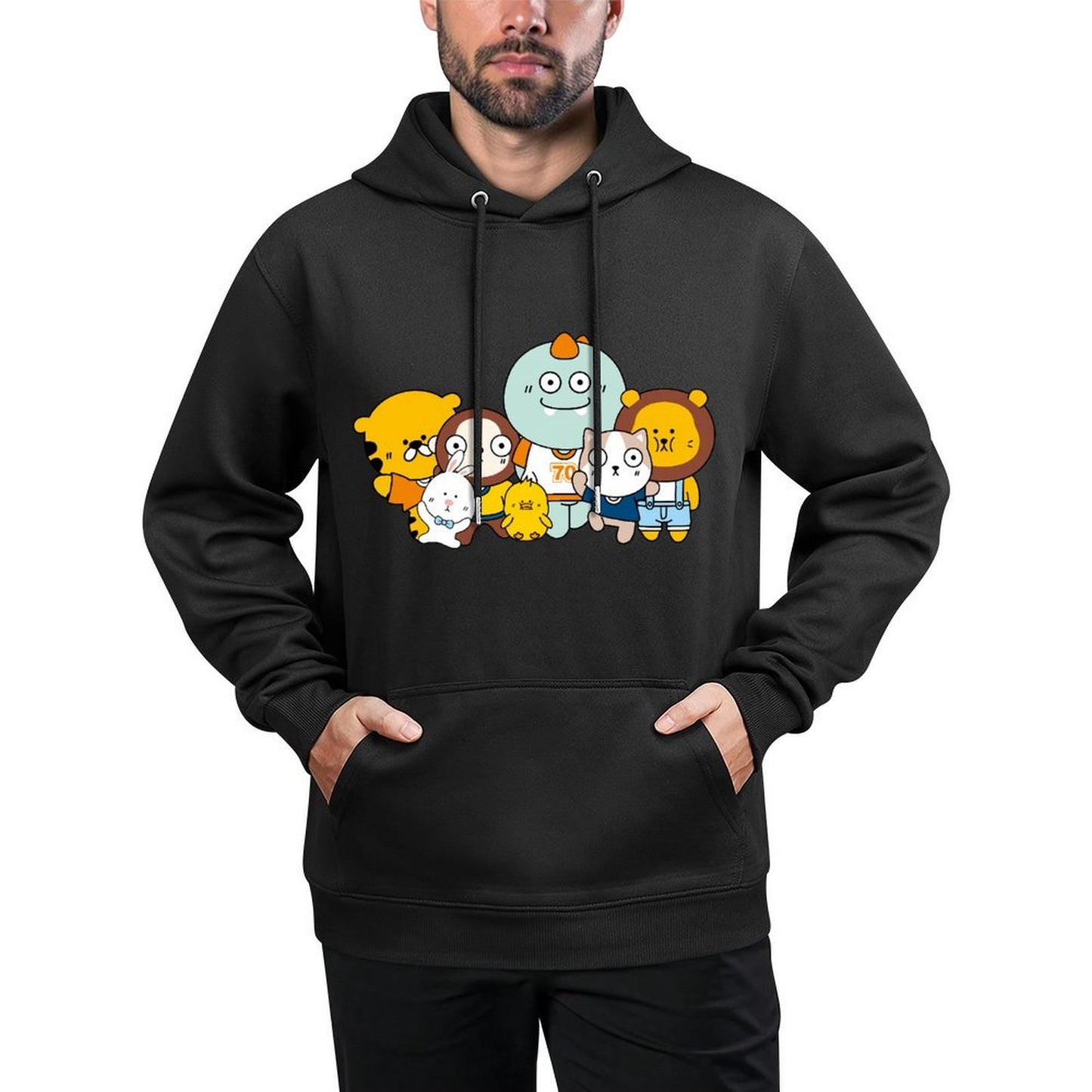 IPBR 250g Hooded Pocket Sweatshirt Front GraphicMen's Hooded  Sweatshirt4000806