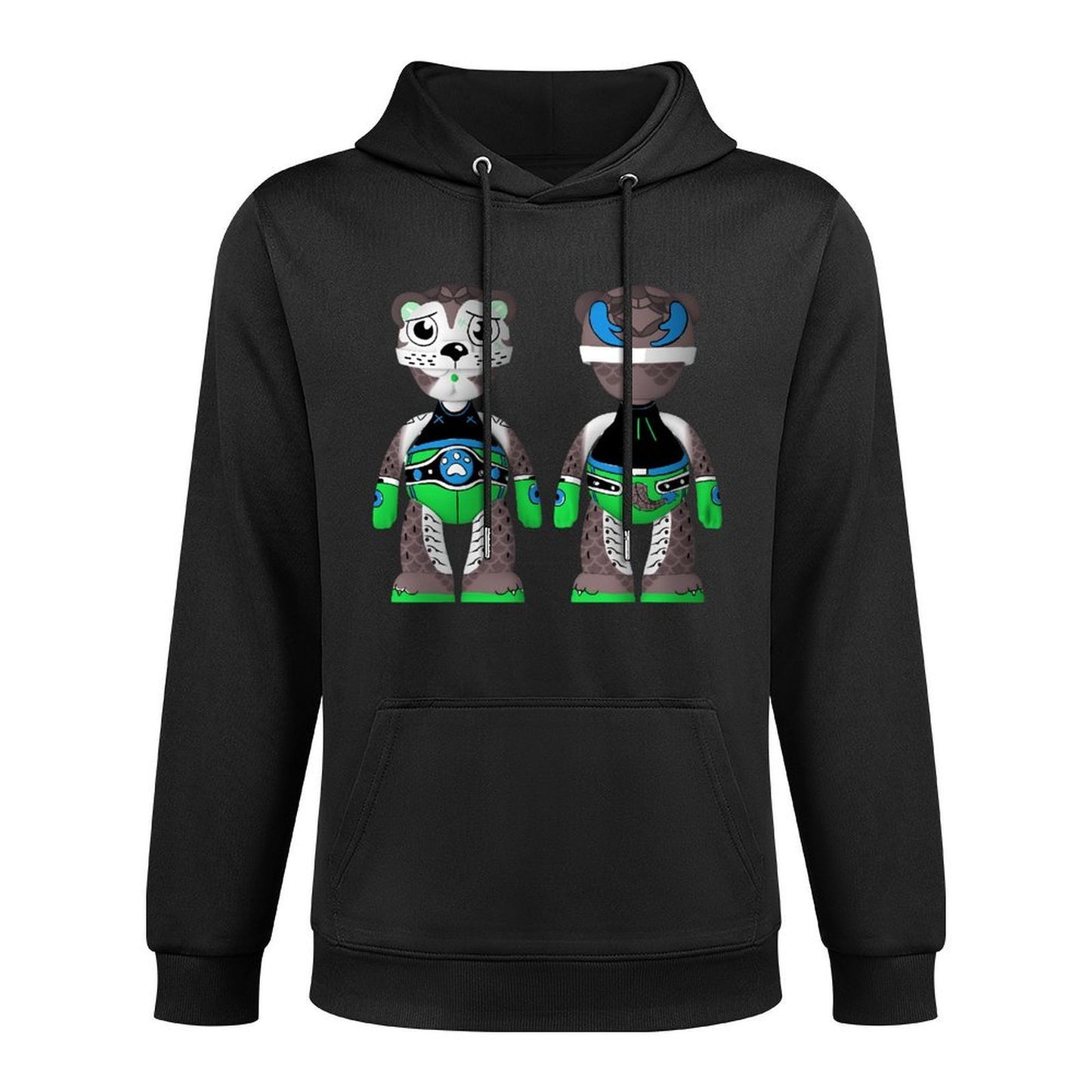 IPIB 250g Hooded Pocket Sweatshirt Front GraphicMen's Hooded  Sweatshirt6000145-2