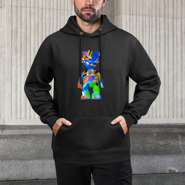 IPIB 250g Hooded Pocket Sweatshirt Front GraphicMen's Hooded  Sweatshirt6000110-3