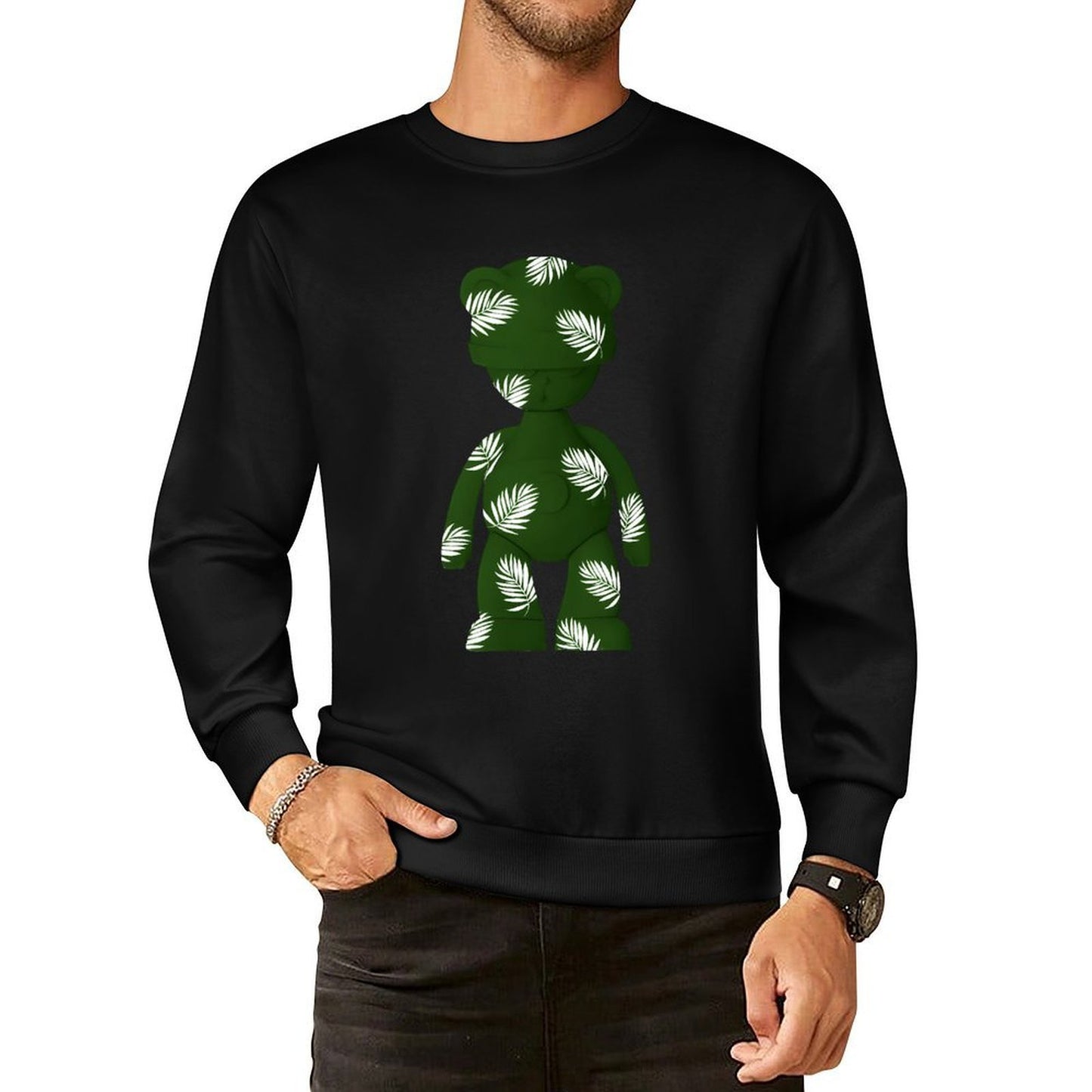 IPIB 250g Crew Neck Long Sleeve Sweatshirt Front GraphicCrew Neck Long Sleeve Sweatshirt6000133-4