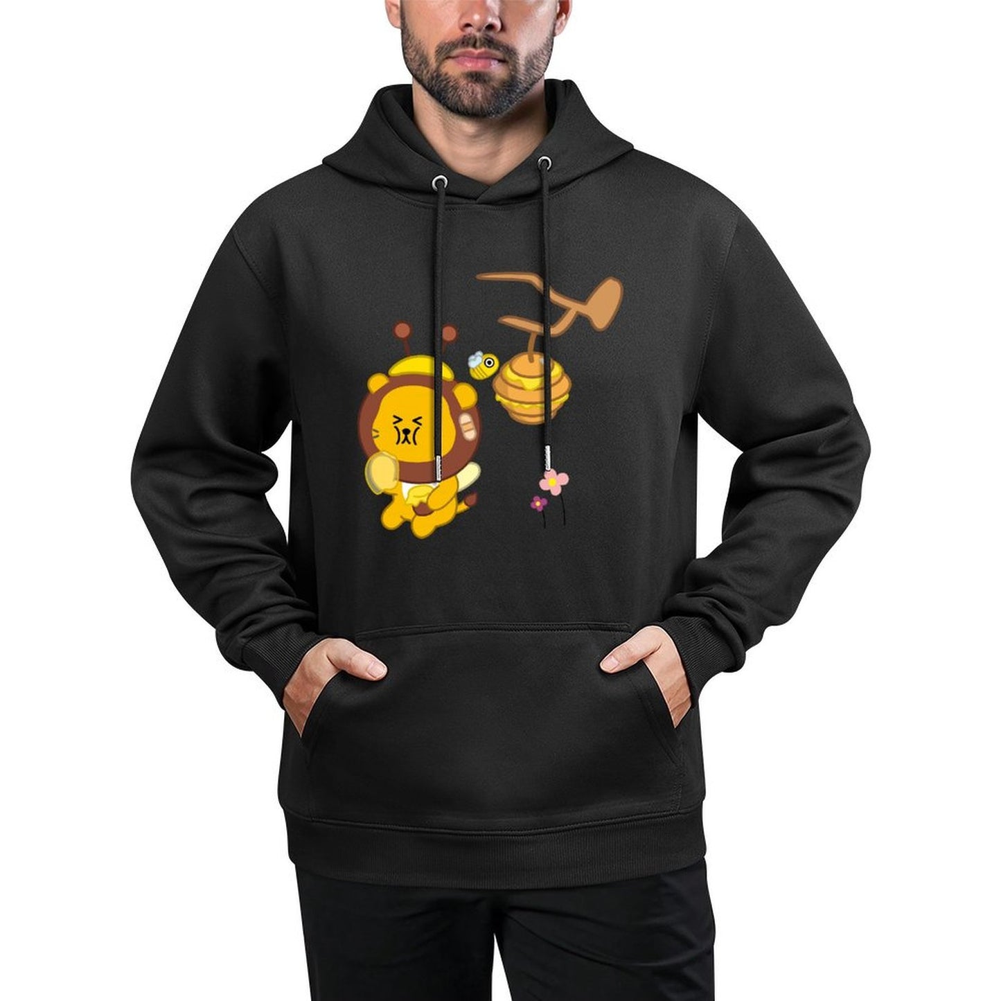 IPBR 250g Hooded Pocket Sweatshirt Front GraphicMen's Hooded  Sweatshirt4000995