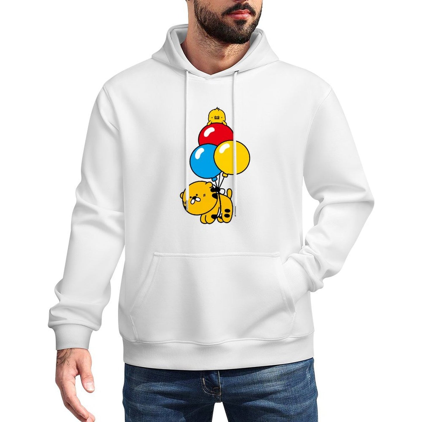 Design-Your-Own Colorfast Front Graphic Hoodies